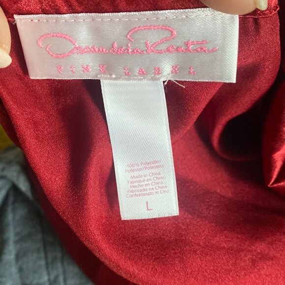 Oscar De La Renta Pink Label Pajama Set L - Picture 7 of 8